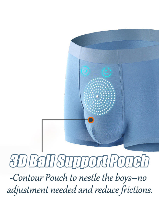 2 Pack Men's Support Pouch Modal Underwear Omffiby