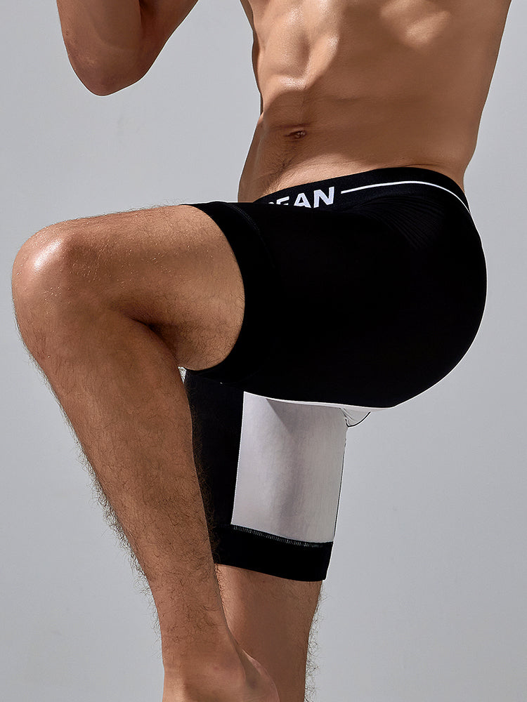 Men's Breathable Anti Chafing Pouch Boxer Briefs