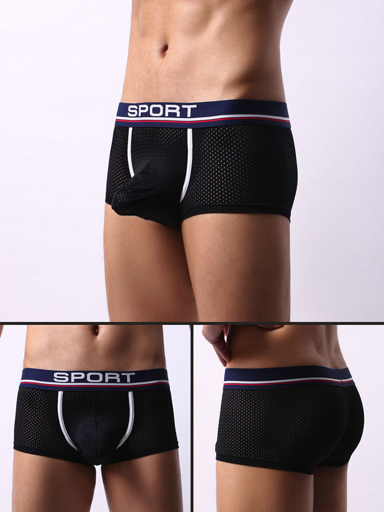 2 Pack Breathable Separate Pouch Boxer Briefs