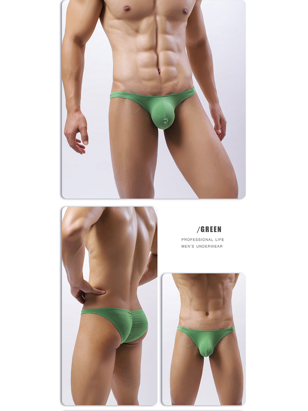 Men's High Elastic Thin Sexy Bikini