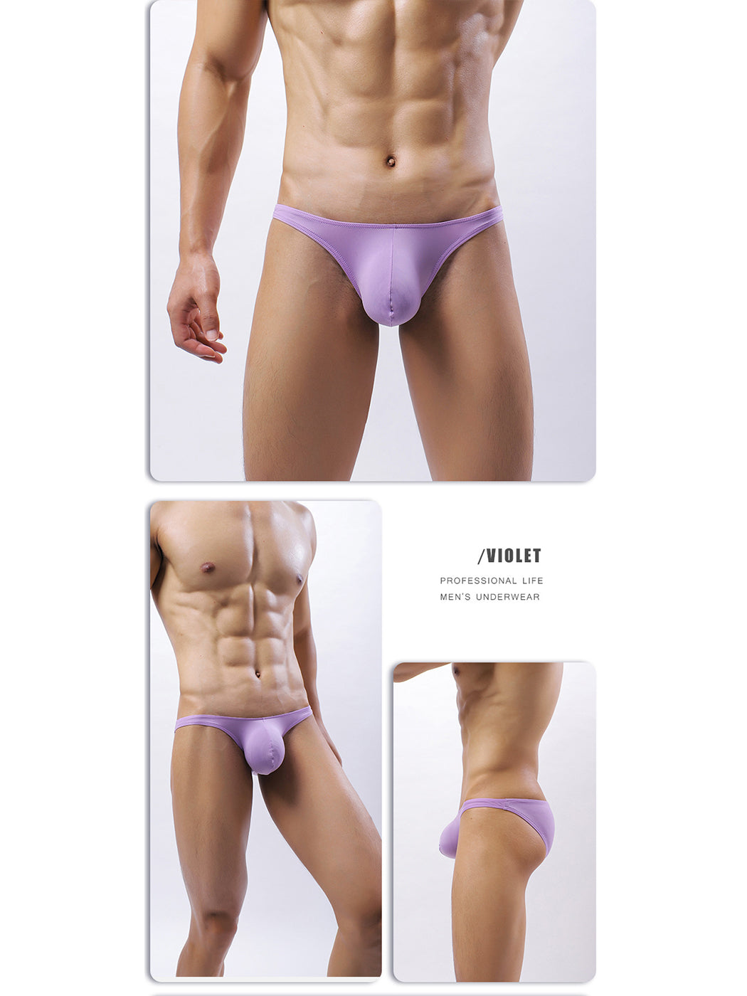 Men's High Elastic Thin Sexy Bikini