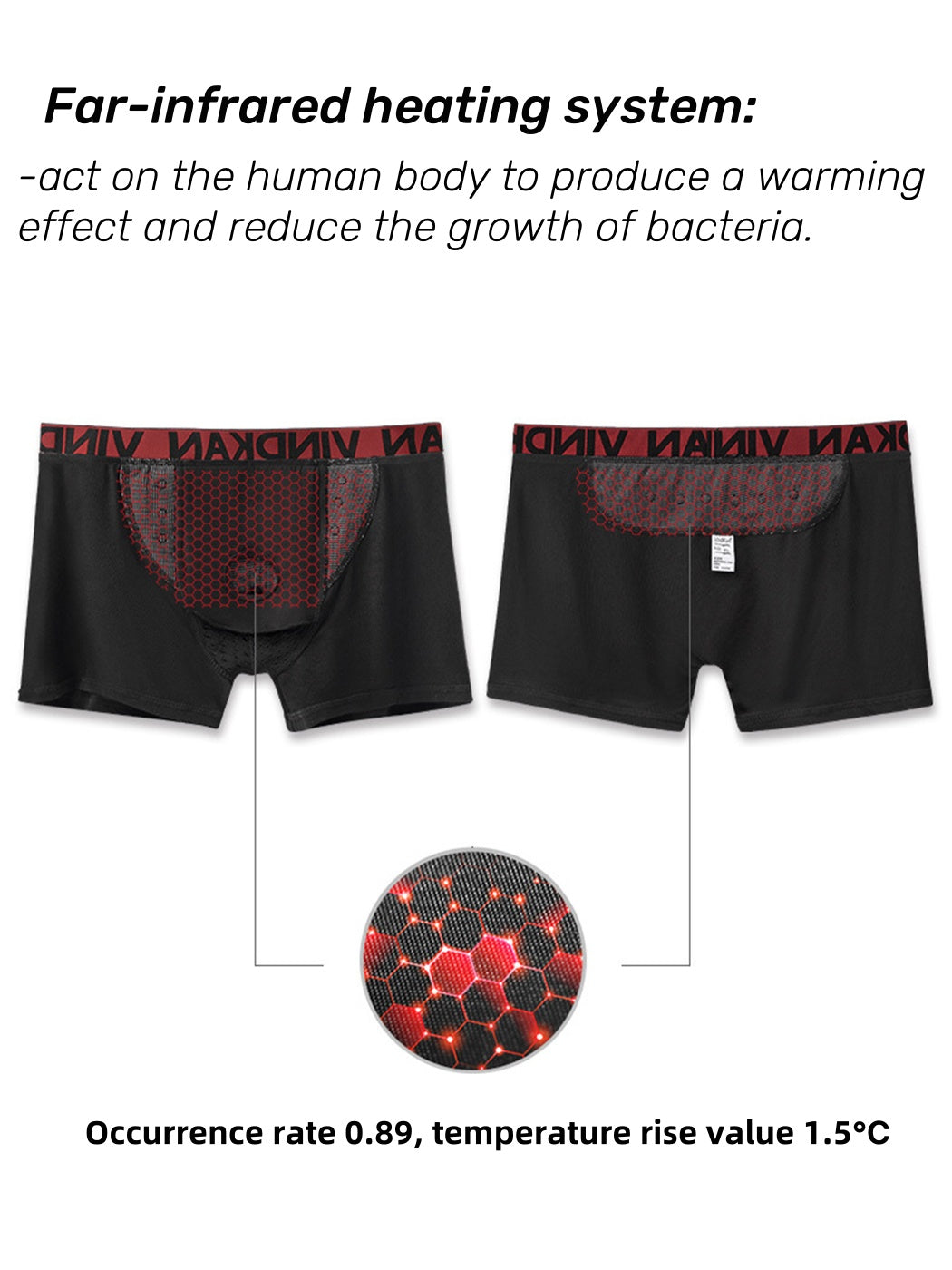 Men's Separated Pouch Magnetic Energy Health Underwear
