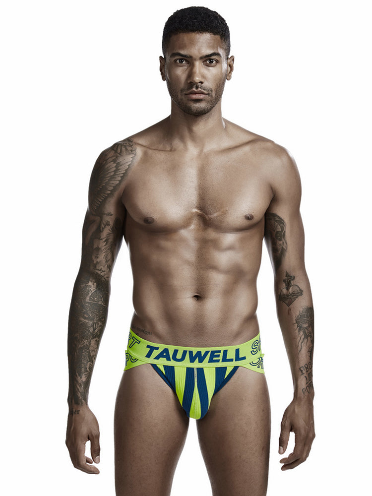 Brightly Colored Letters Men's Pouch Briefs