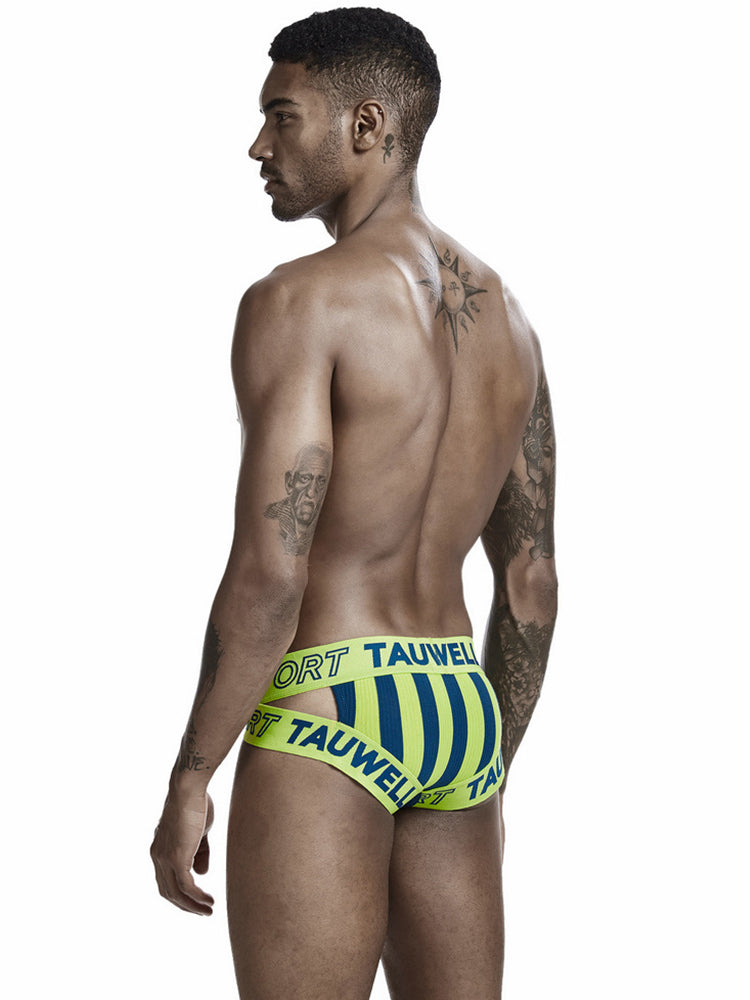 Brightly Colored Letters Men's Pouch Briefs