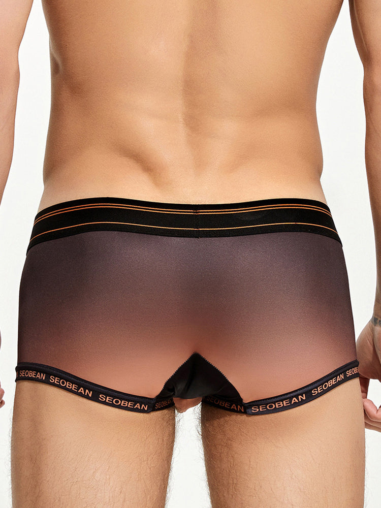 Men's Sexy U Convex Pouch Low-rise Trunks