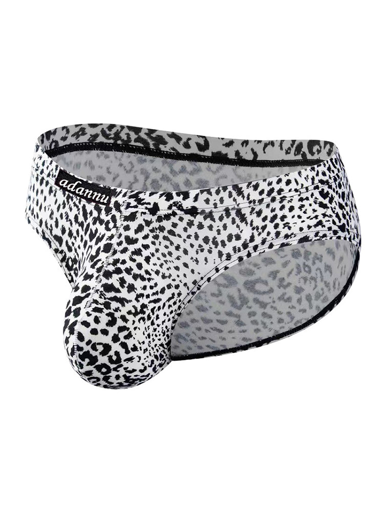 Men’s Sexy Leopard Print Pouch Briefs