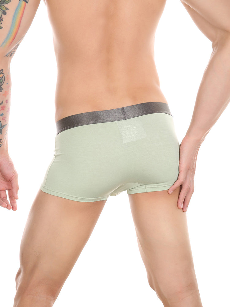 Men’s Dual Pouch Trunks With Fly Front