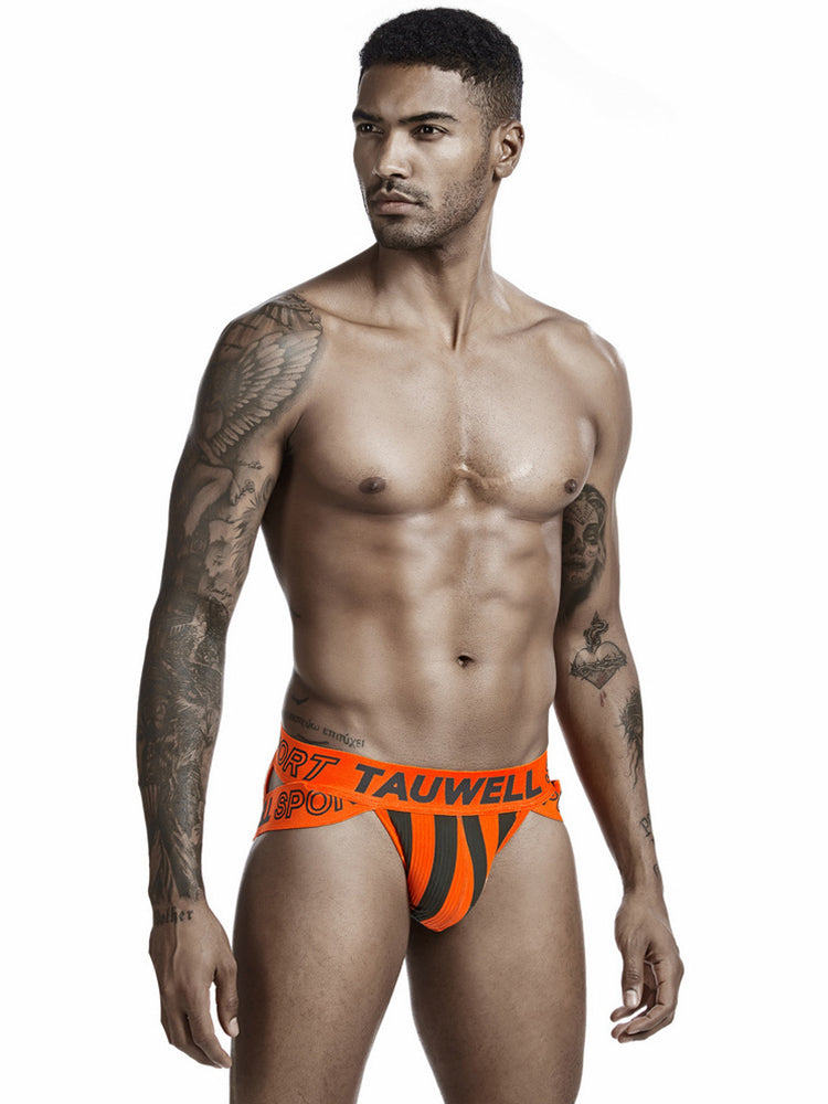 Brightly Colored Letters Men's Pouch Briefs