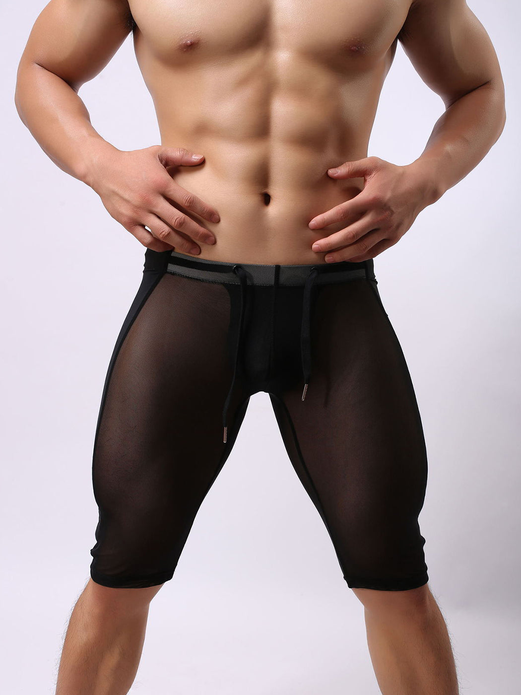 Men's Lace-up Sports Soft Mesh Briefs