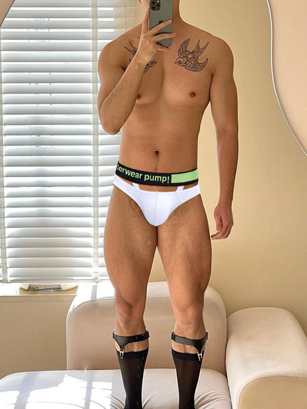Men's Underwear With U Lifting Straps