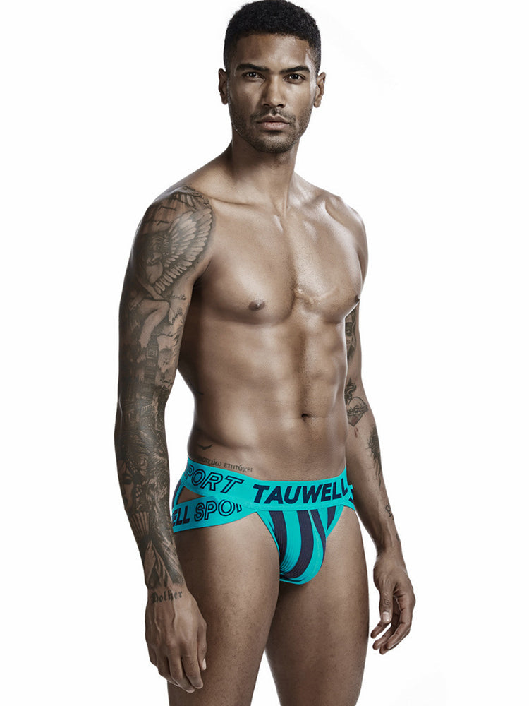 Brightly Colored Letters Men's Pouch Briefs