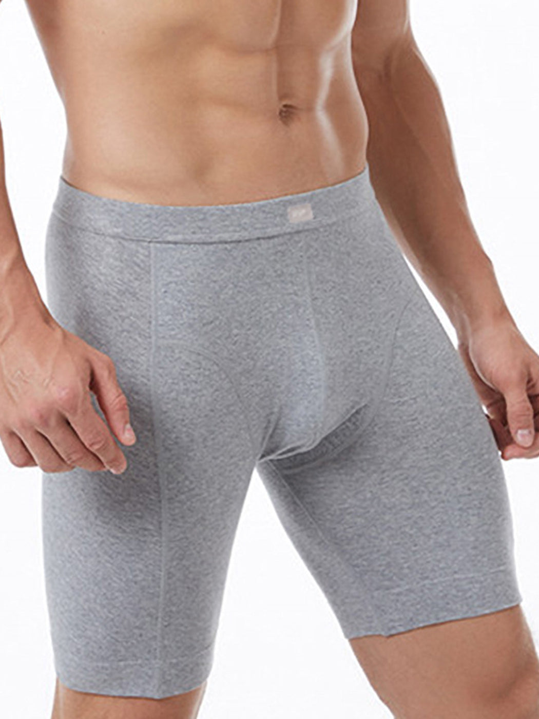 Men's Thin Modal Extended Sports Basic Boxer Briefs