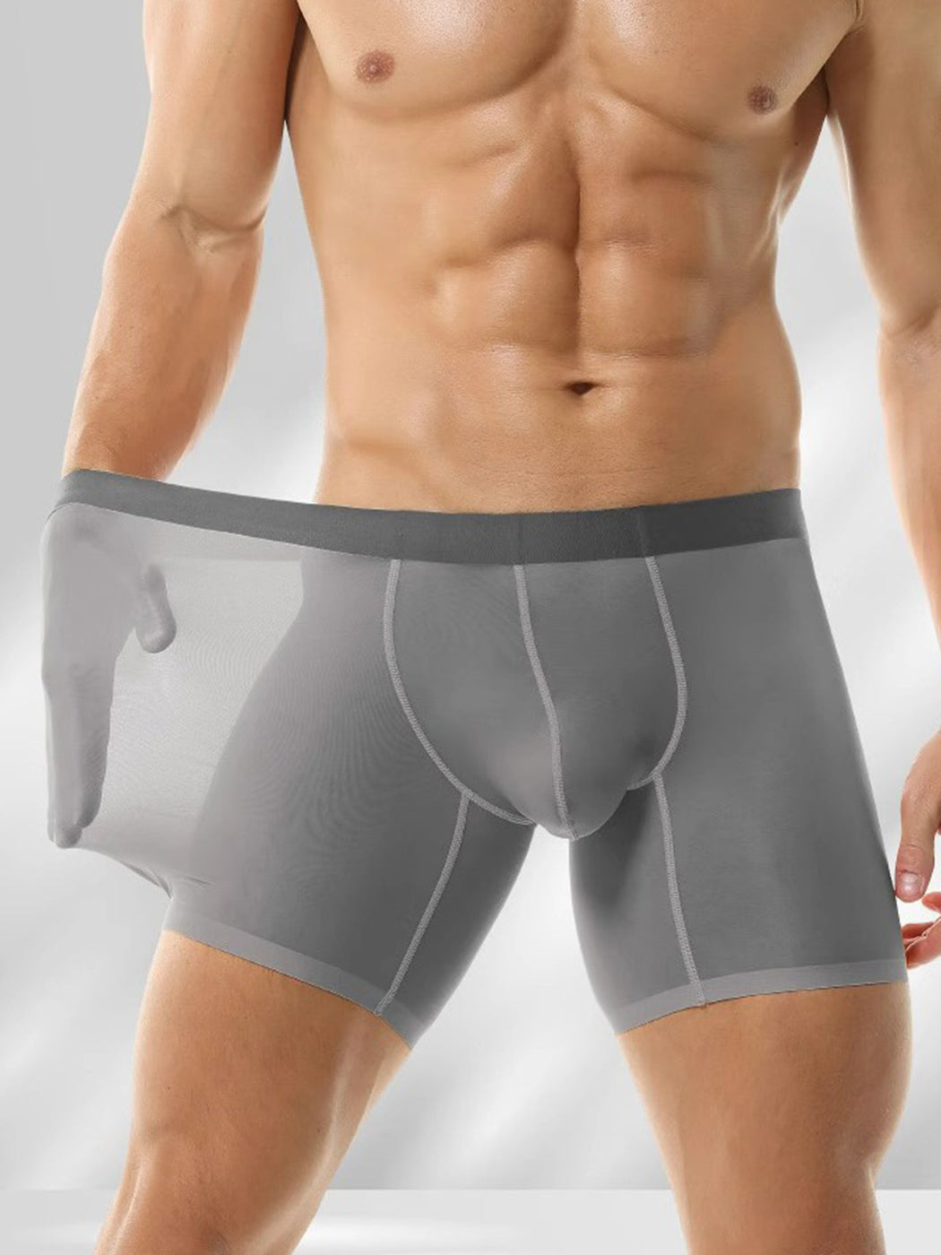 Ultra-Thin Transparent Wear-Resistant Running Extended Underwear