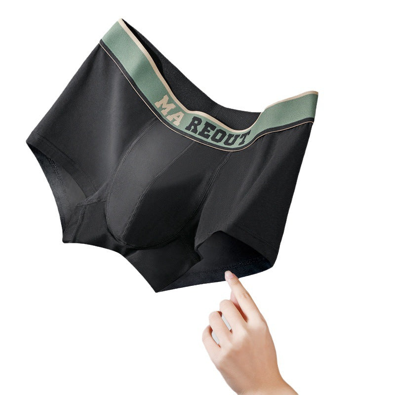 Men's Pure Cotton Simple Letters Trunks