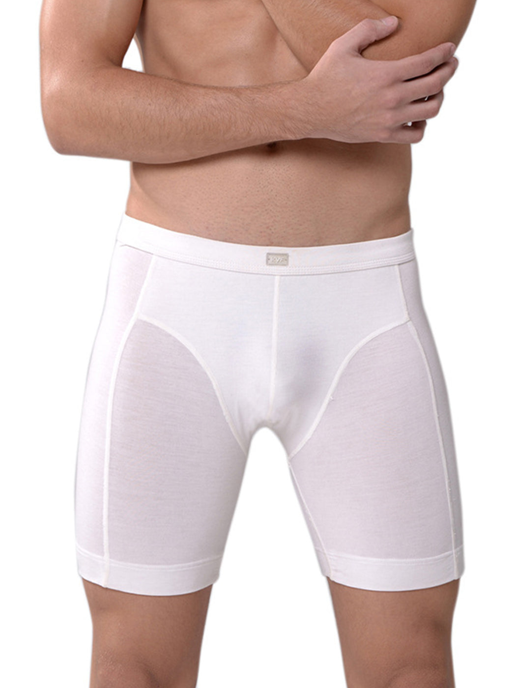 Men's Thin Modal Extended Sports Basic Boxer Briefs