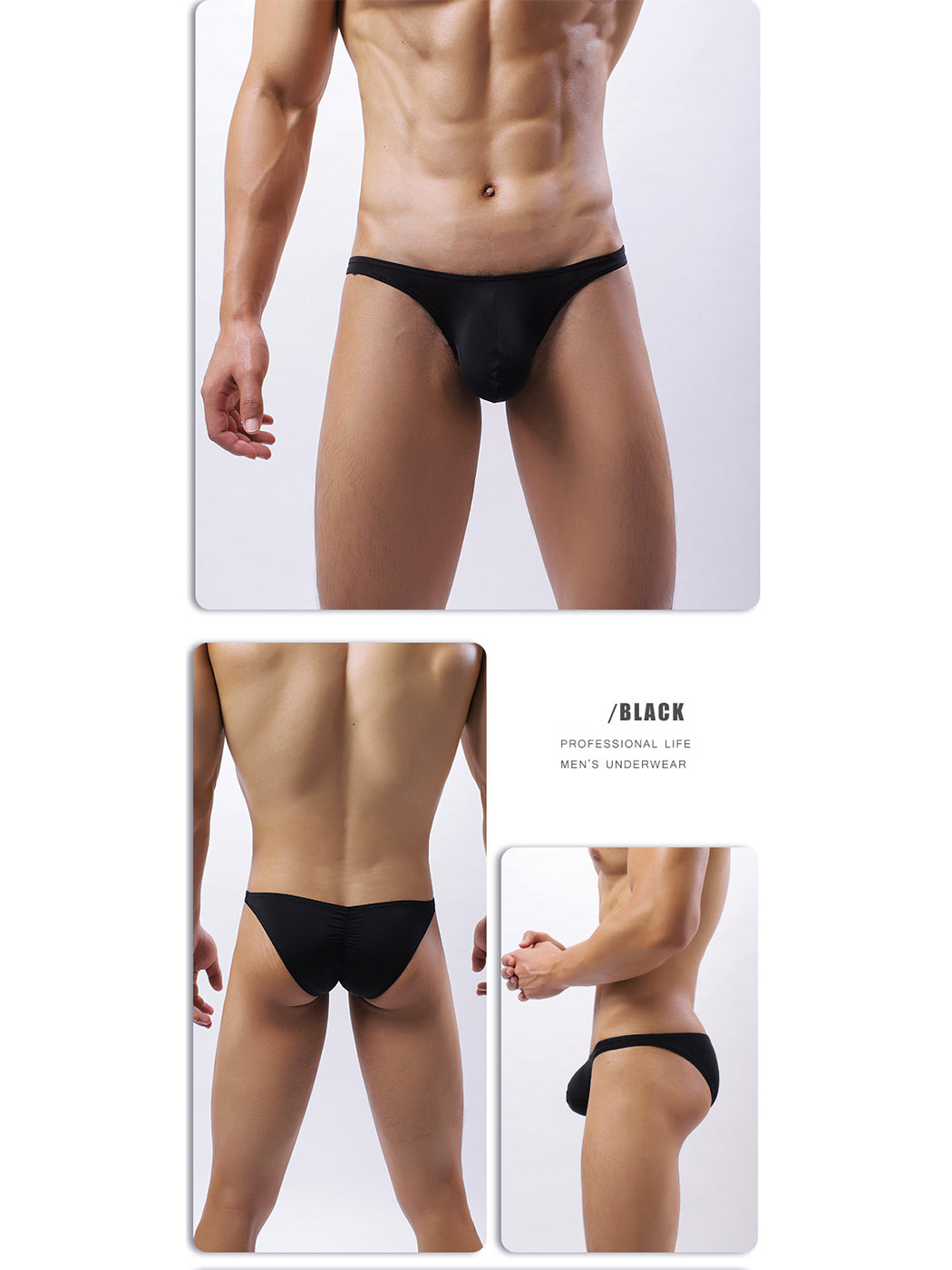 Men's High Elastic Thin Sexy Bikini