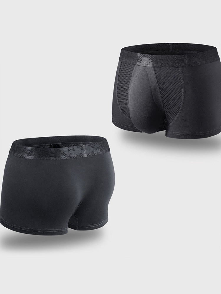 3 Pack Men’s Breathable 3D Pouch Trunks