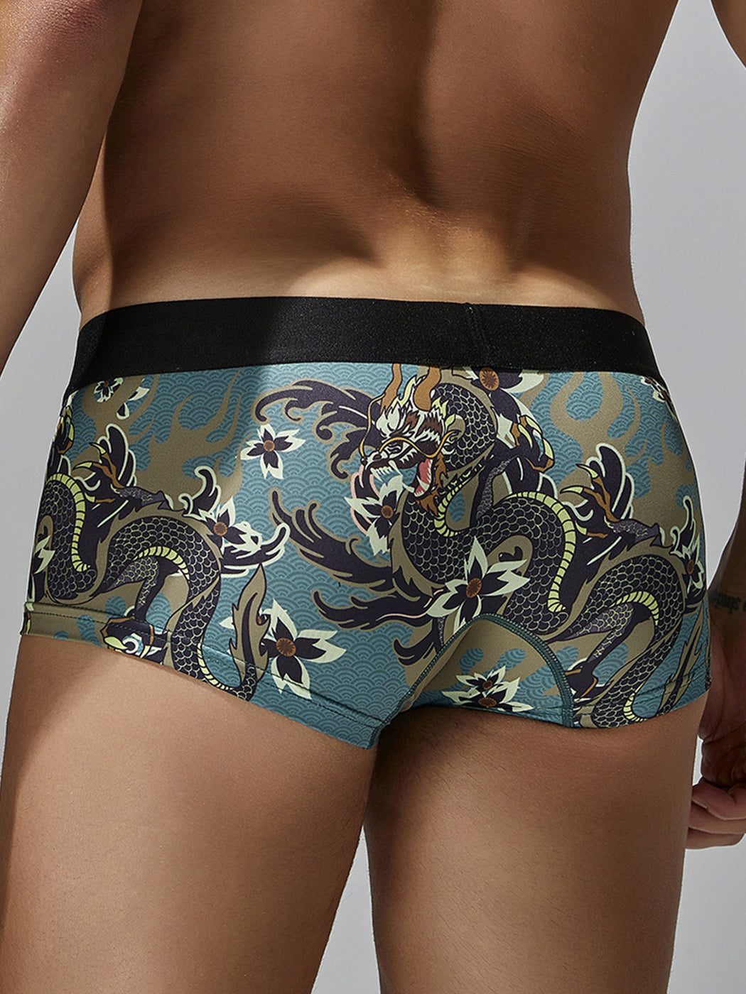 Men's Dragon Totem Casual Underwear