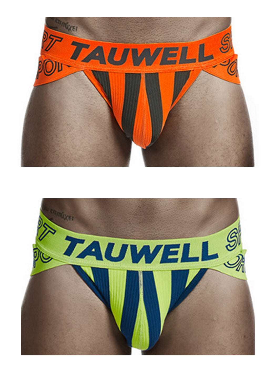 Brightly Colored Letters Men's Pouch Briefs