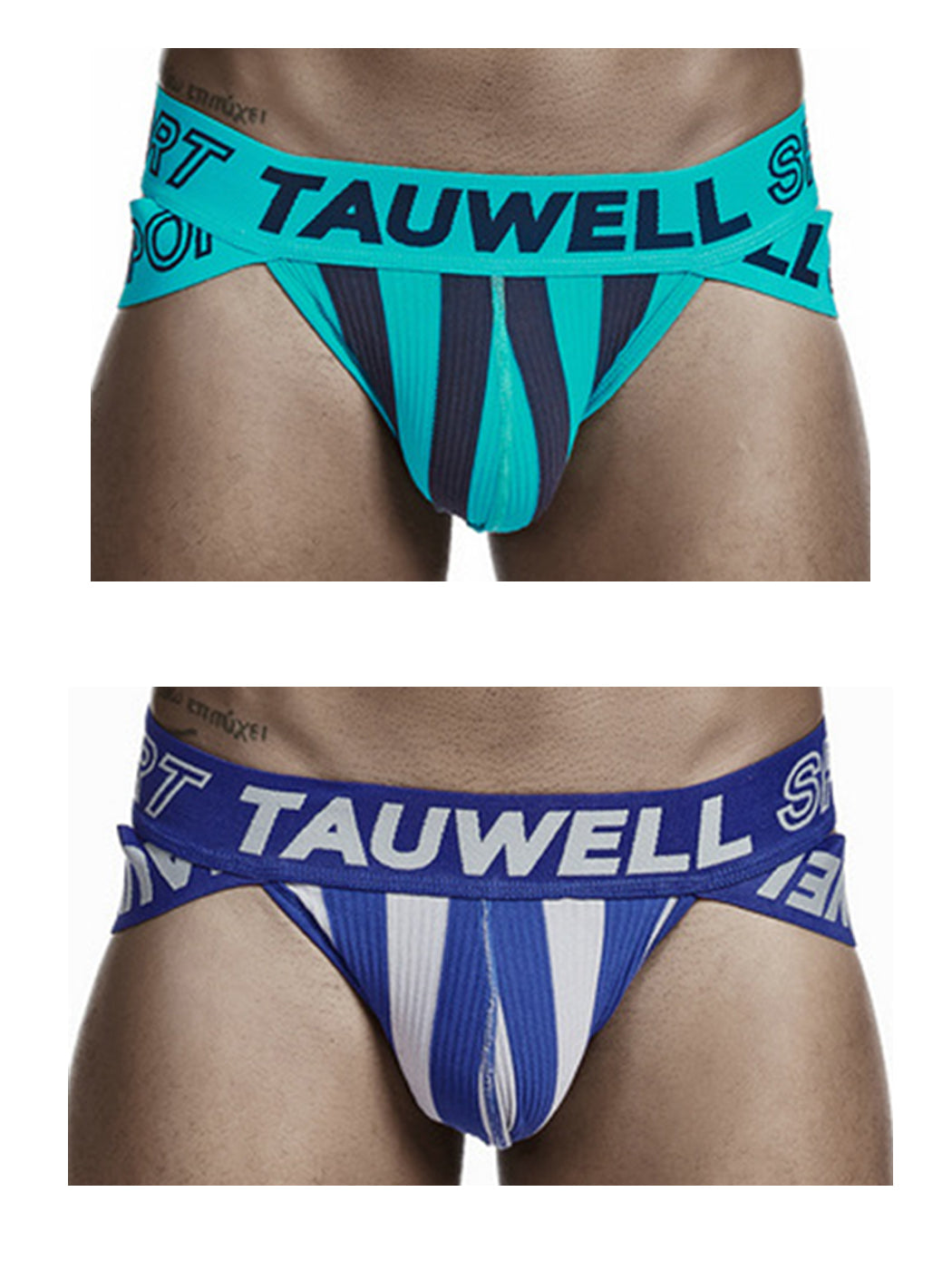 Brightly Colored Letters Men's Pouch Briefs