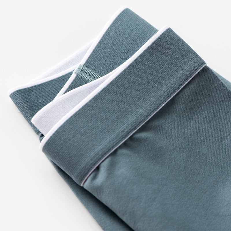 4Pcs Men's Cotton Solid Mid-waist Boxer Briefs