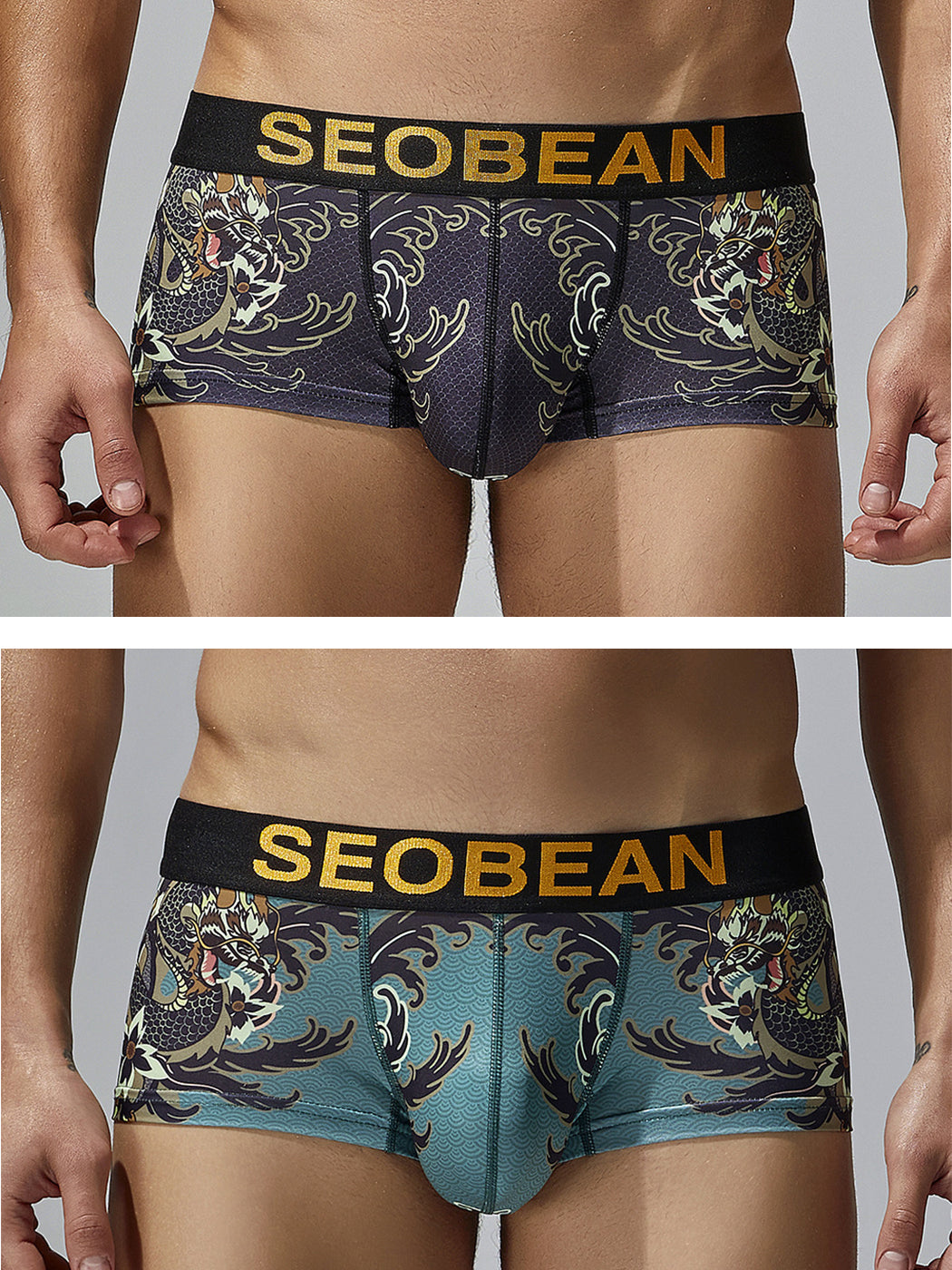 Men's Dragon Totem Casual Underwear