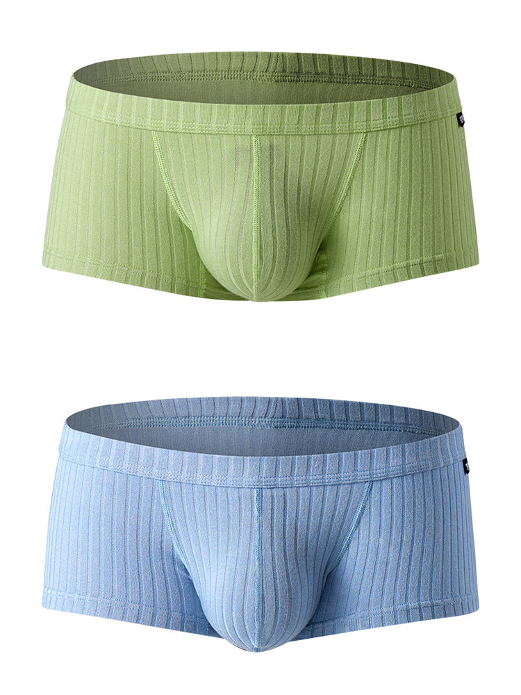 Men's Threaded Fabric U-Raised Low Rise Trunks