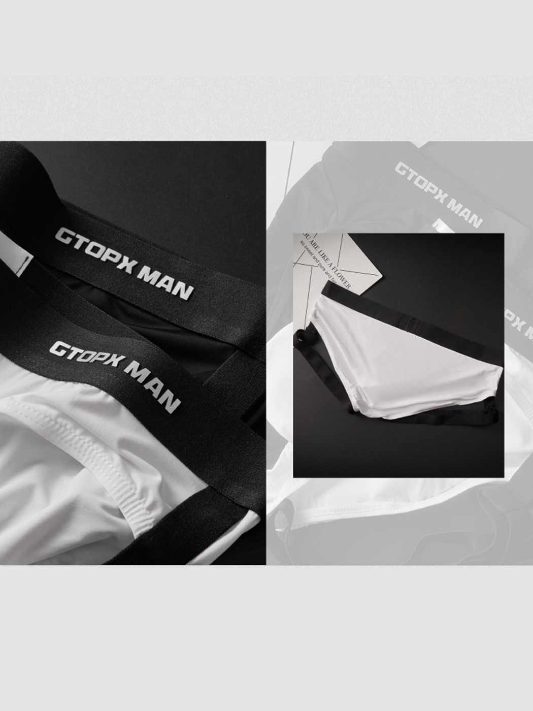 Men's Sexy U Convex Garter Briefs