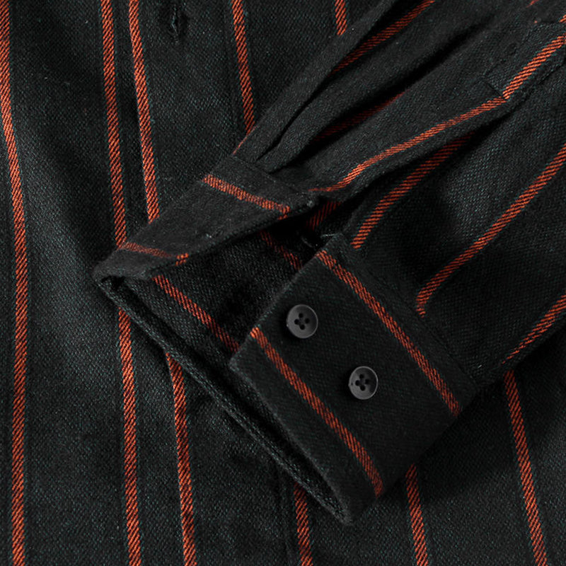 Mens Plain Stripe Long Sleeve Shirts