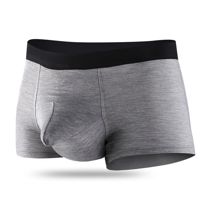 Men's Modal Elephant Separate Pouch Boxer Briefs