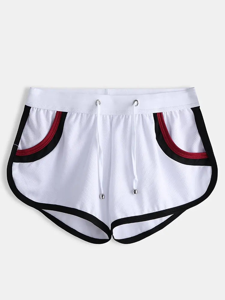 2 Pack Drawstring Leisure Men's Loose Boxer Shorts