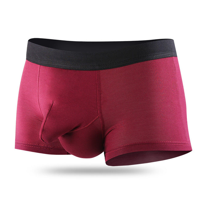 Men's Modal Elephant Separate Pouch Boxer Briefs