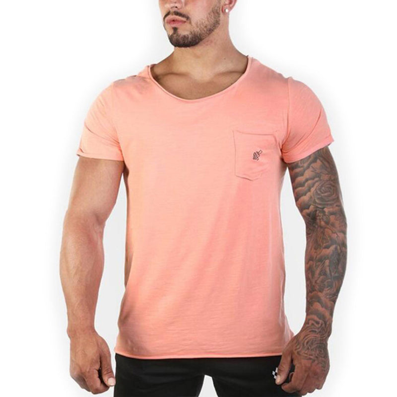 Mens Summer Breathable Fitness T-Shirts
