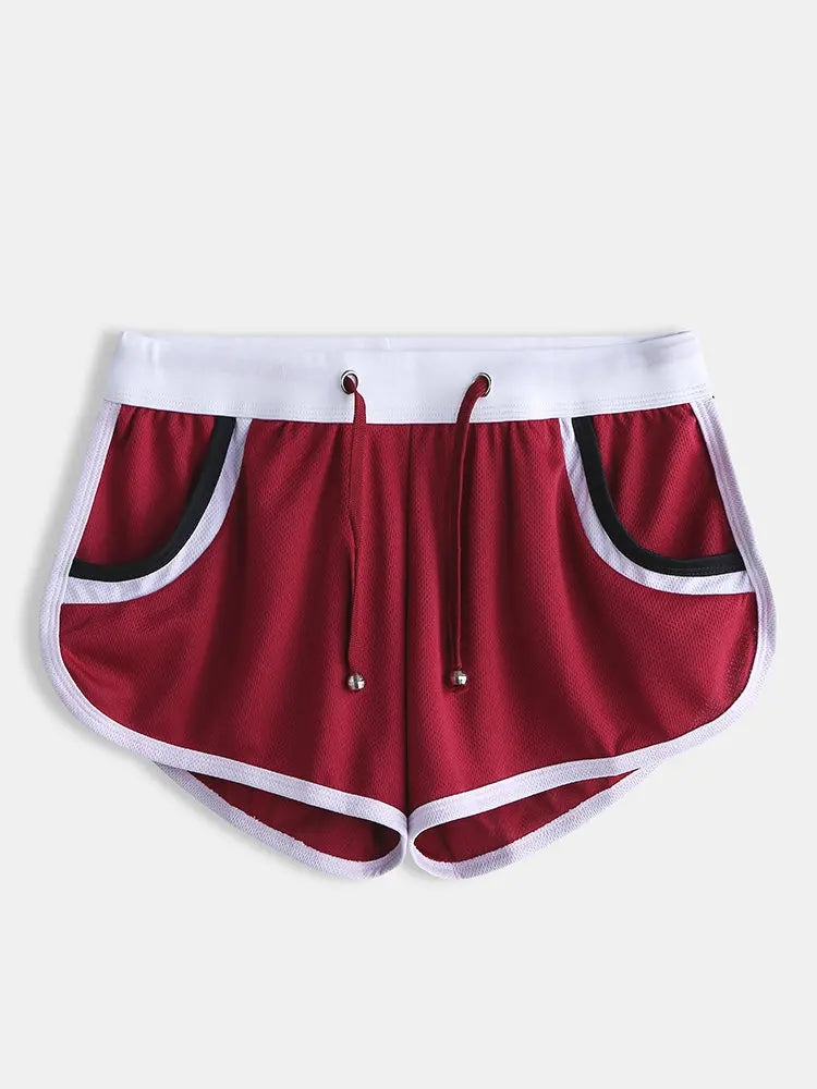 2 Pack Drawstring Leisure Men's Loose Boxer Shorts