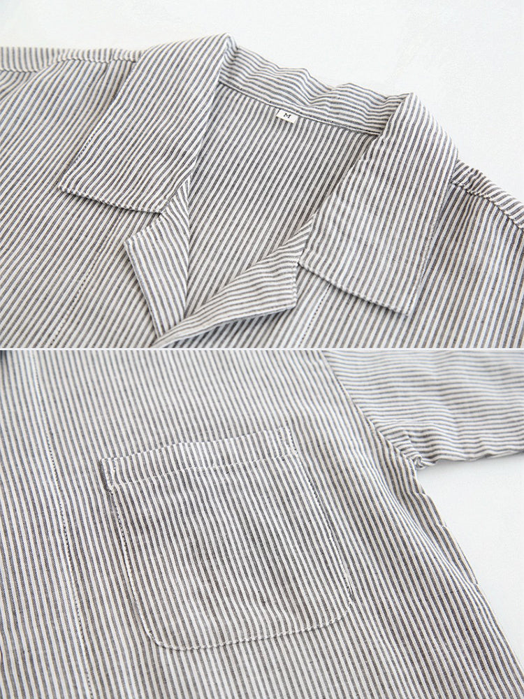 Men's 100% Cotton Woven Short Sleepwear Pajama Set