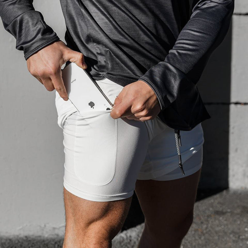 Mesh Quick-drying Sports Short With Phone Pocket