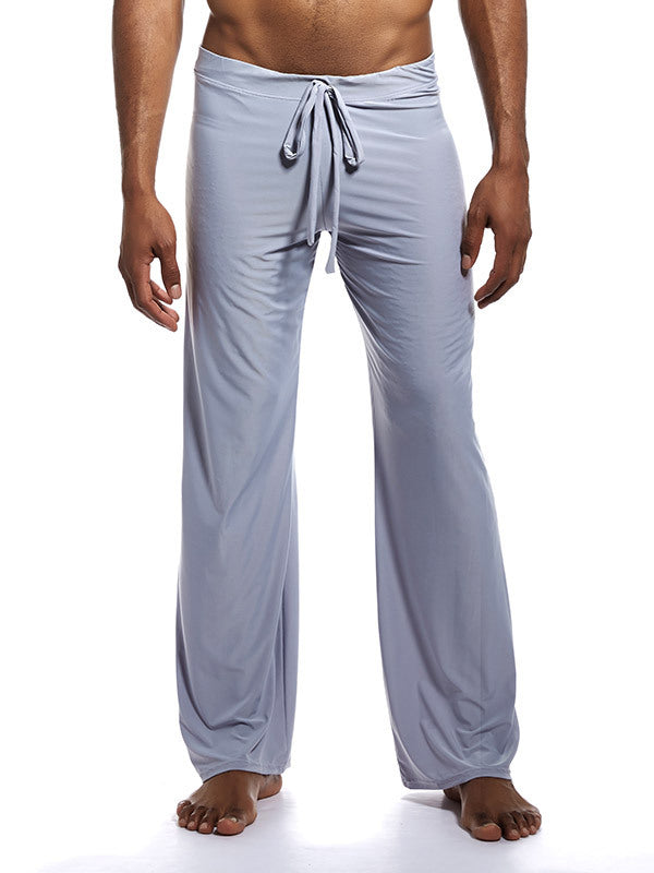 Men's Loose Sleep Pants Ice Silk Pajamas
