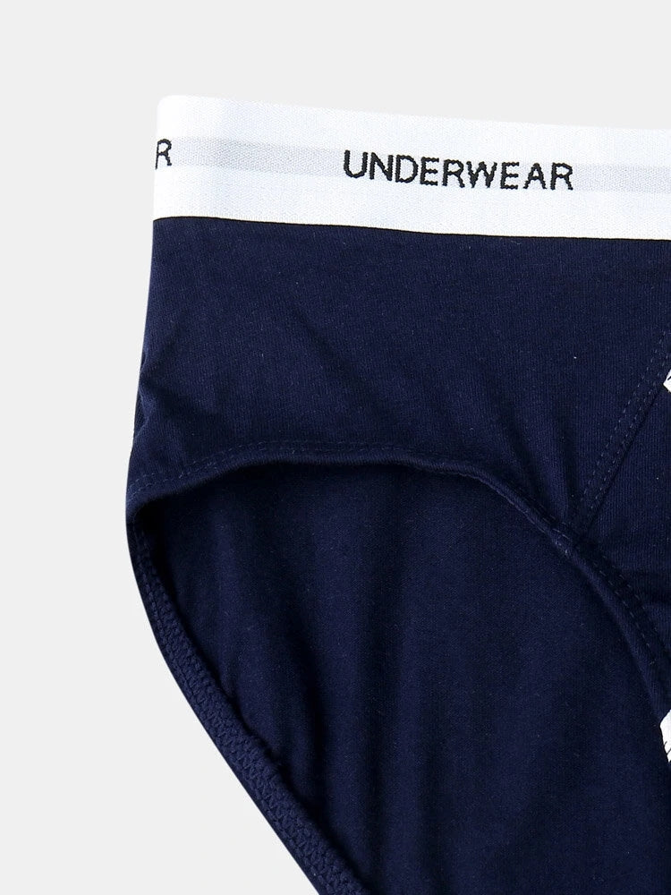 4 Pack Men's Contour Pouch Soft Cotton Briefs