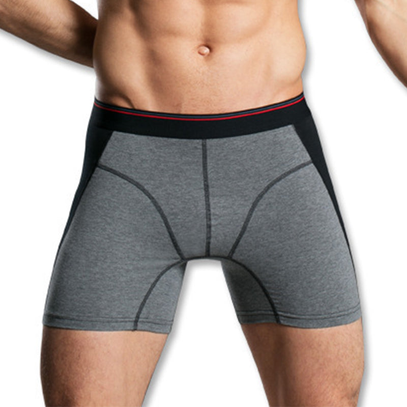 Men's Cotton Athletic Running Boxer Briefs