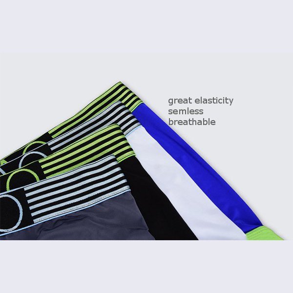 Sexy Ice Silk Patchwork Seamless Breathable Underwear