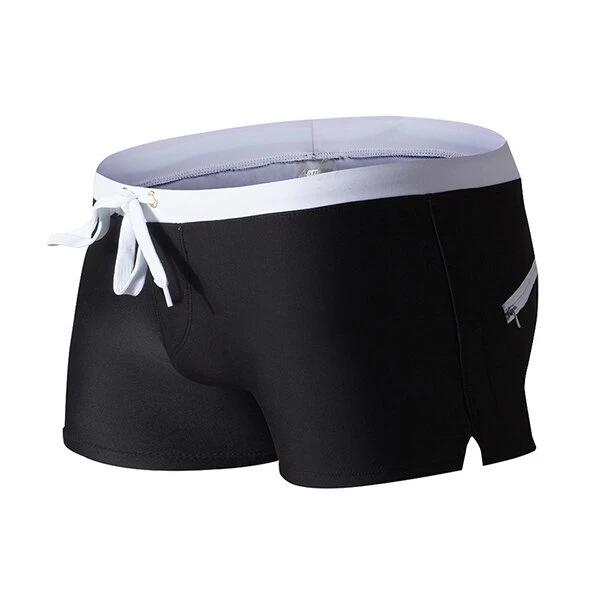Men's Quick Drying Drawstring Swim Trunks