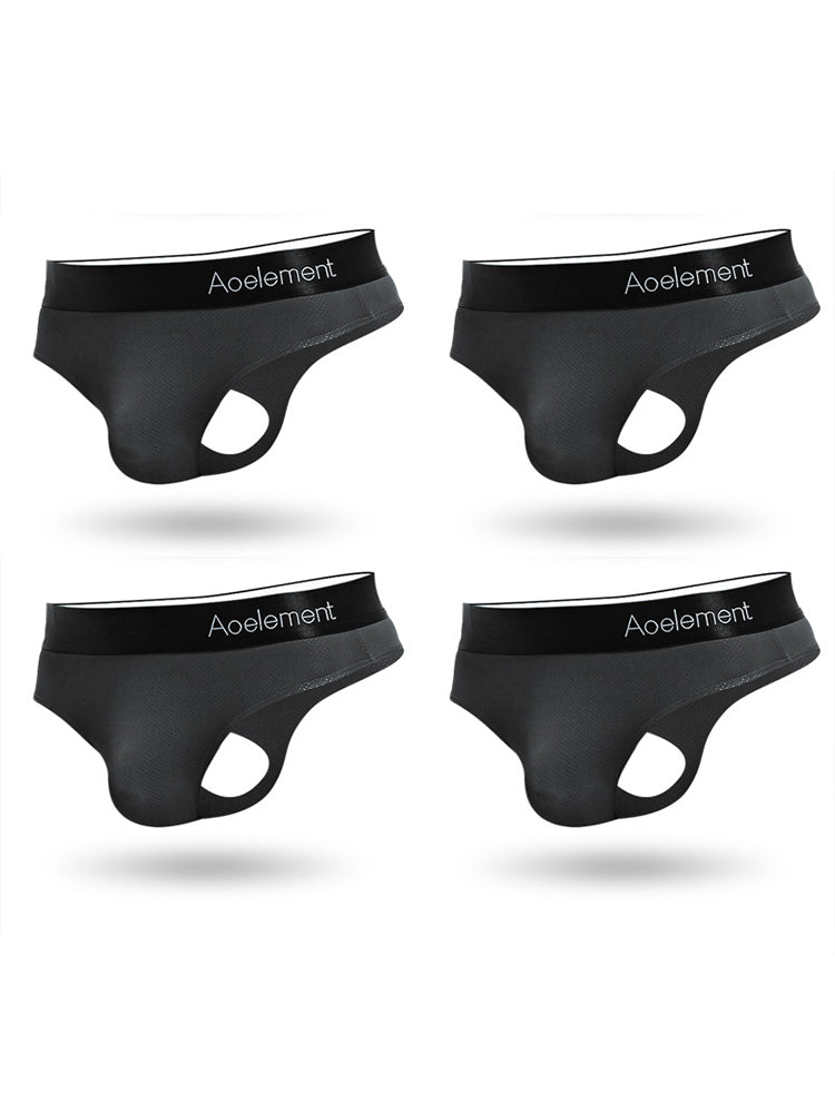 4 Pack Athletic Thongs Fitting Men's Underwear