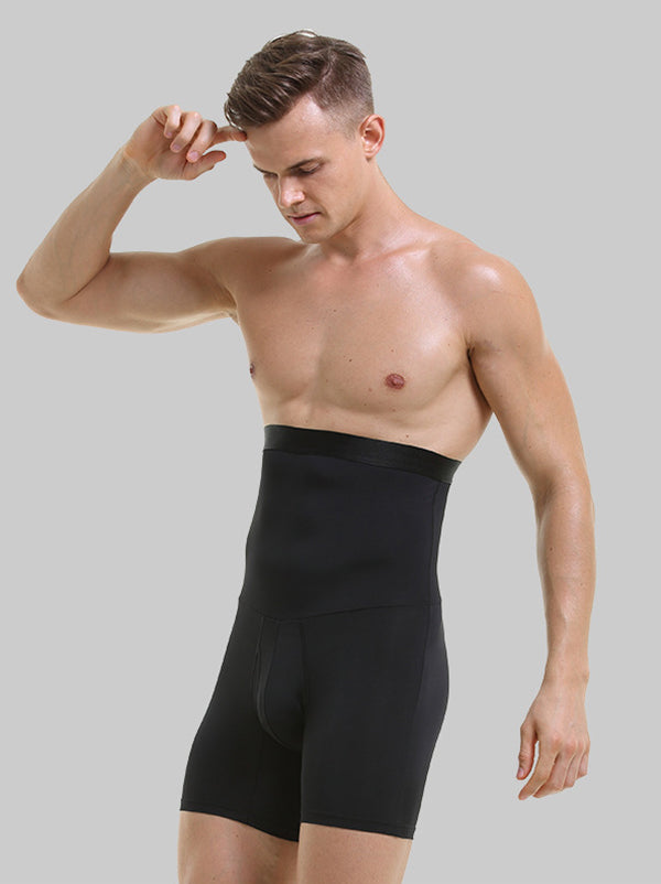 Mens Separated Pouch Butt Lift Shapewear Boxers