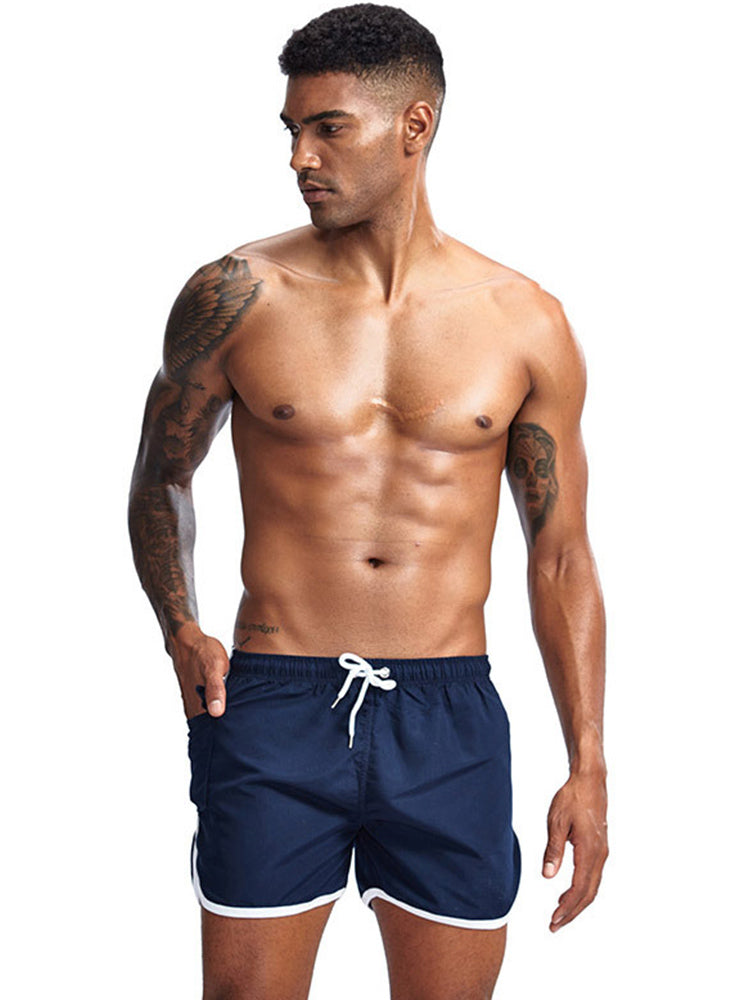 Men Beach Board Shorts Running Summer Casual Swimwear