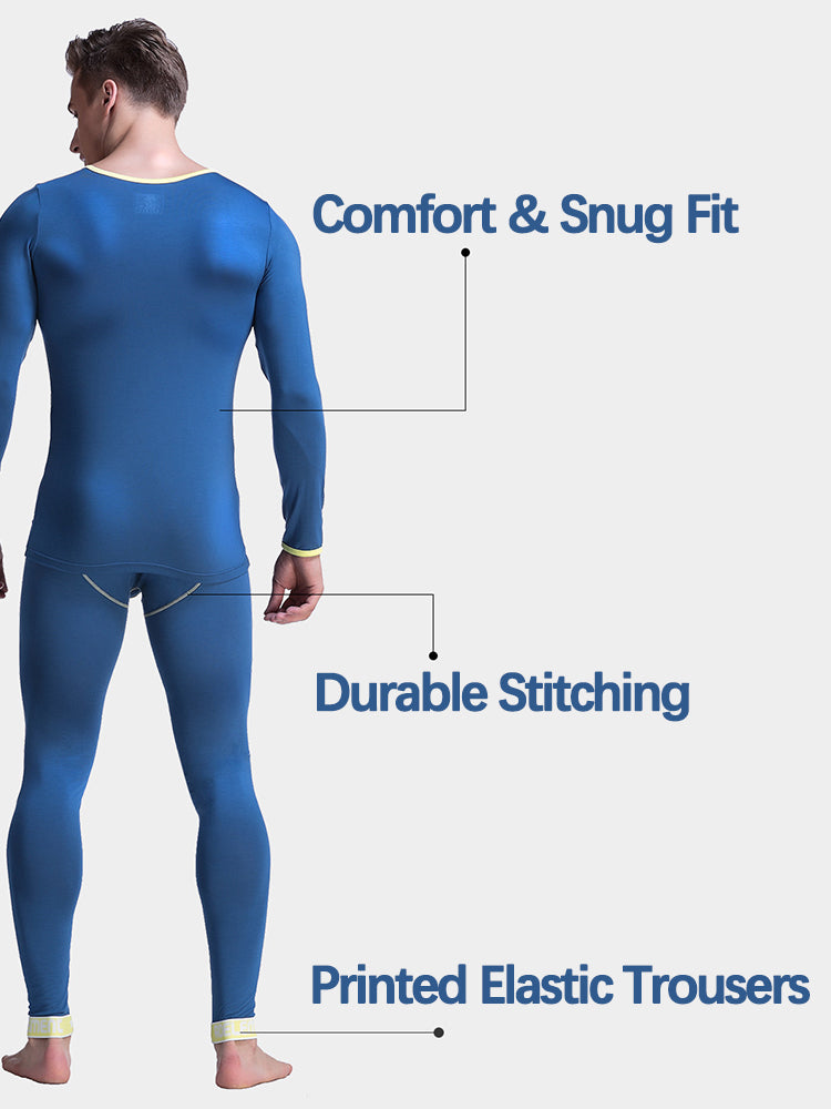 Men's Ultra Soft Thermal Underwear Set