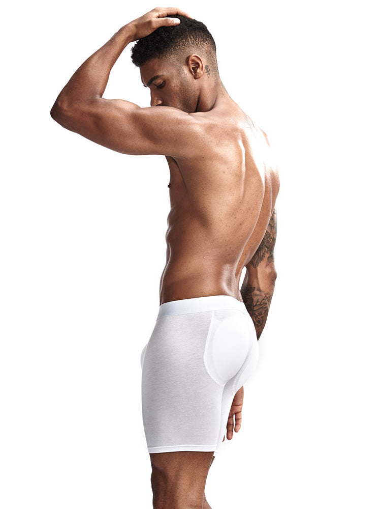 Men's U Convex Boxers Briefs Butt Enhancer Underwear
