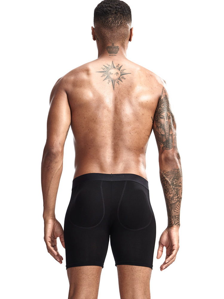 Men's U Convex Boxers Briefs Butt Enhancer Underwear