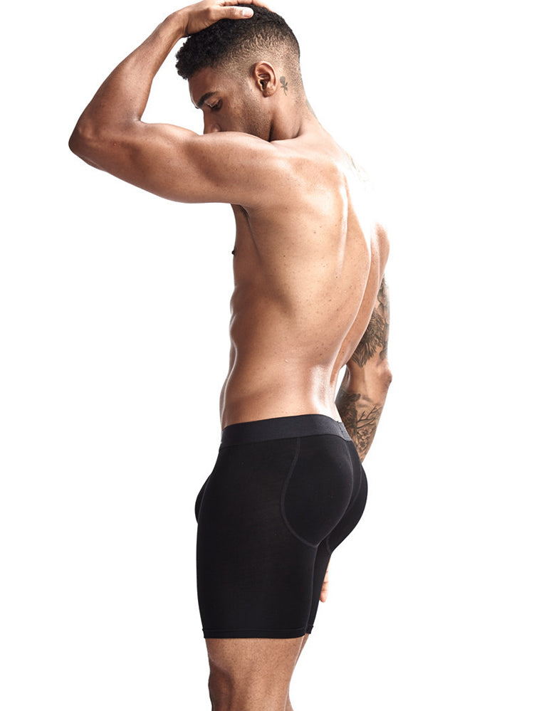 Men's U Convex Boxers Briefs Butt Enhancer Underwear