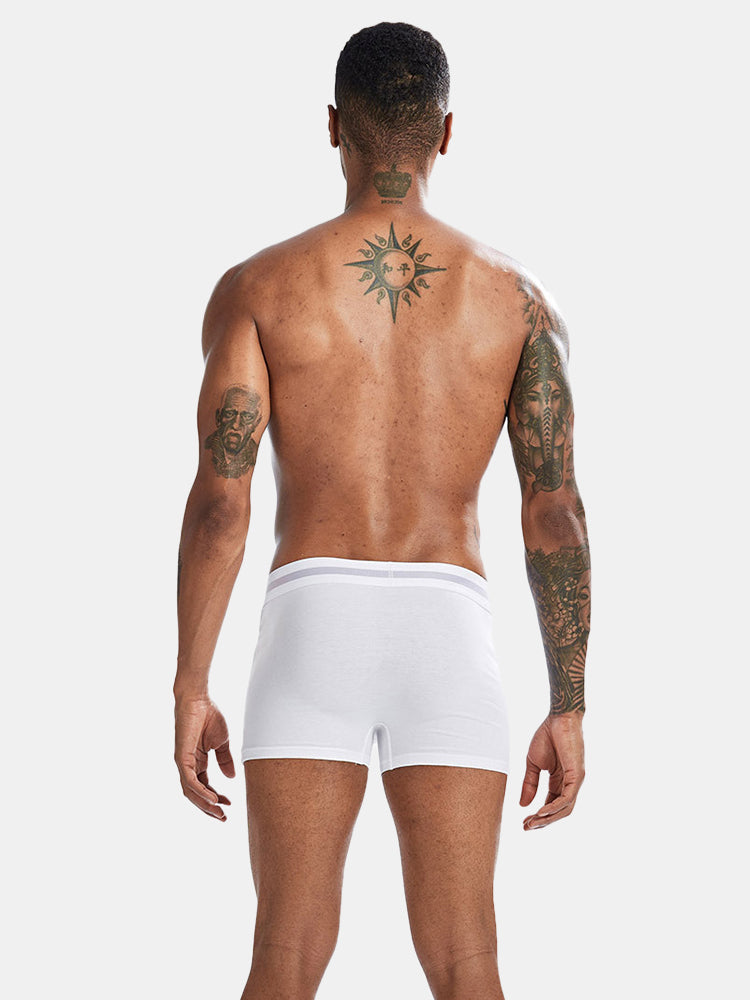 3 Pack Low Rise Printed Support Men's Boxer Briefs