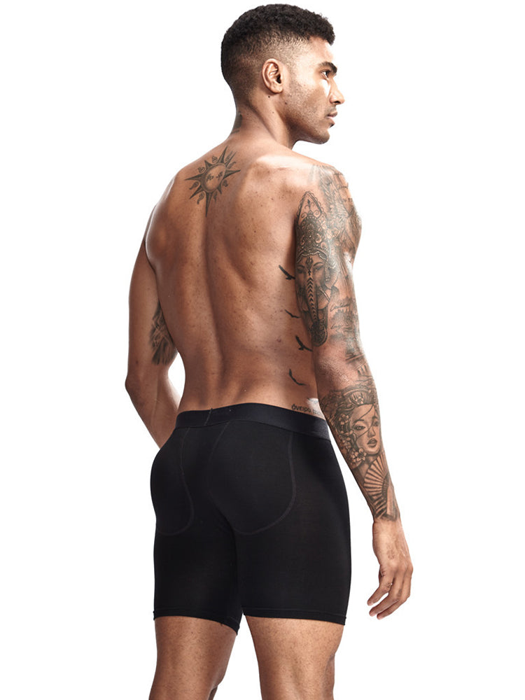 Men's U Convex Boxers Briefs Butt Enhancer Underwear